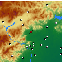 Nearby Forecast Locations - Čchang-pching - Mapa