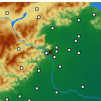 Nearby Forecast Locations - Š'-ťing-šan - Mapa