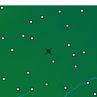 Nearby Forecast Locations - Gucheng - Mapa