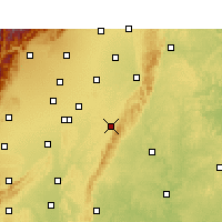 Nearby Forecast Locations - Longquanyi - Mapa