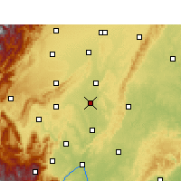 Nearby Forecast Locations - Mej-šan - Mapa