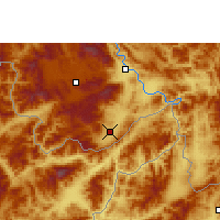 Nearby Forecast Locations - Damenglong - Mapa