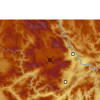 Nearby Forecast Locations - Menghai - Mapa