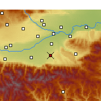 Nearby Forecast Locations - Čchang-an - Mapa
