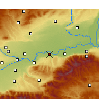 Nearby Forecast Locations - Wej-nan - Mapa