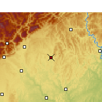 Nearby Forecast Locations - Zitong - Mapa