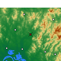 Nearby Forecast Locations - Ma-čcheng - Mapa