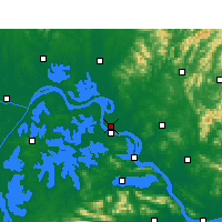 Nearby Forecast Locations - Chuang-kang - Mapa