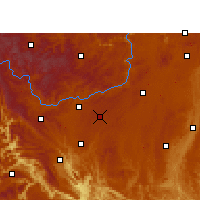 Nearby Forecast Locations - An-šun - Mapa