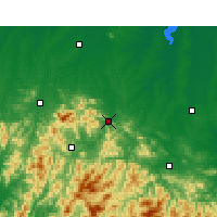Nearby Forecast Locations - Ťin-čaj - Mapa