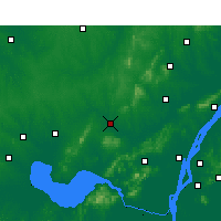 Nearby Forecast Locations - Čchao-chu - Mapa