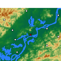 Nearby Forecast Locations - An-čching - Mapa