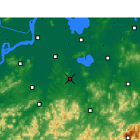 Nearby Forecast Locations - Süan-čcheng - Mapa