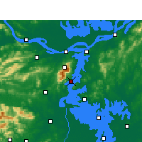 Nearby Forecast Locations - Lu-šan - Mapa