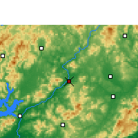 Nearby Forecast Locations - Longchuan - Mapa
