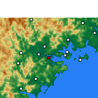 Nearby Forecast Locations - Lung-chaj - Mapa