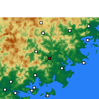 Nearby Forecast Locations - Nan-an - Mapa