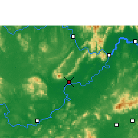 Nearby Forecast Locations - Kuej-kang - Mapa