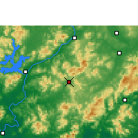 Nearby Forecast Locations - Zijin - Mapa