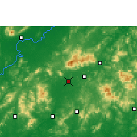 Nearby Forecast Locations - Jü-lin - Mapa