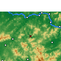 Nearby Forecast Locations - Cenxi - Mapa