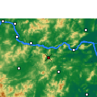 Nearby Forecast Locations - Jün-fu - Mapa