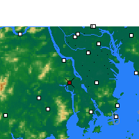 Nearby Forecast Locations - Sin-chuej - Mapa
