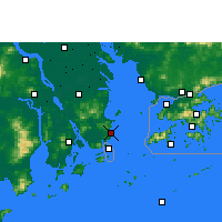 Nearby Forecast Locations - Ču-chaj - Mapa