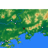 Nearby Forecast Locations - Huidong/GUD - Mapa