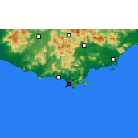Nearby Forecast Locations - San-ja - Mapa