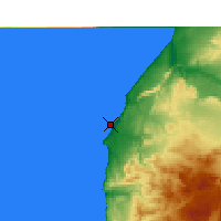 Nearby Forecast Locations - As-Sawíra - Mapa