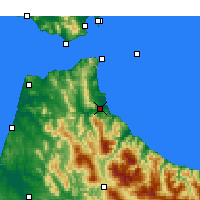 Nearby Forecast Locations - Tetuán - Mapa