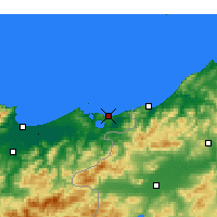 Nearby Forecast Locations - El Kala - Mapa