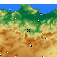 Nearby Forecast Locations - Guelma - Mapa