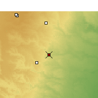 Nearby Forecast Locations - Ghardája - Mapa