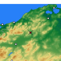 Nearby Forecast Locations - Béja - Mapa