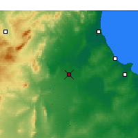 Nearby Forecast Locations - Kajruván - Mapa