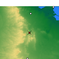 Nearby Forecast Locations - Tataouine - Mapa