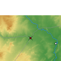 Nearby Forecast Locations - Mandera - Mapa