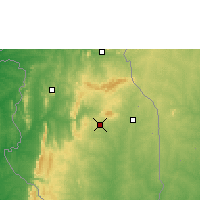 Nearby Forecast Locations - Sokodé - Mapa