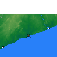 Nearby Forecast Locations - San-Pédro - Mapa