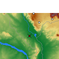 Nearby Forecast Locations - Ngabu - Mapa