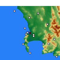 Nearby Forecast Locations - Milnerton - Mapa