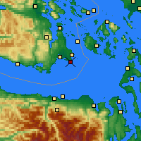 Nearby Forecast Locations - Victoria - Mapa