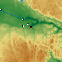 Nearby Forecast Locations - La Baie - Mapa