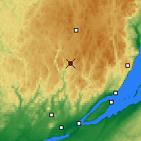 Nearby Forecast Locations - Ste Foy - Mapa