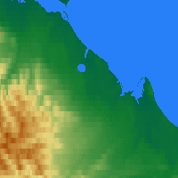 Nearby Forecast Locations - Herschelův ostrov - Mapa