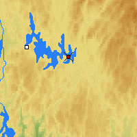 Nearby Forecast Locations - Manouane Est - Mapa