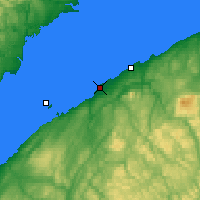 Nearby Forecast Locations - Pointe-au-Père - Mapa