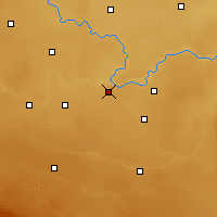 Nearby Forecast Locations - Grassy Lake - Mapa